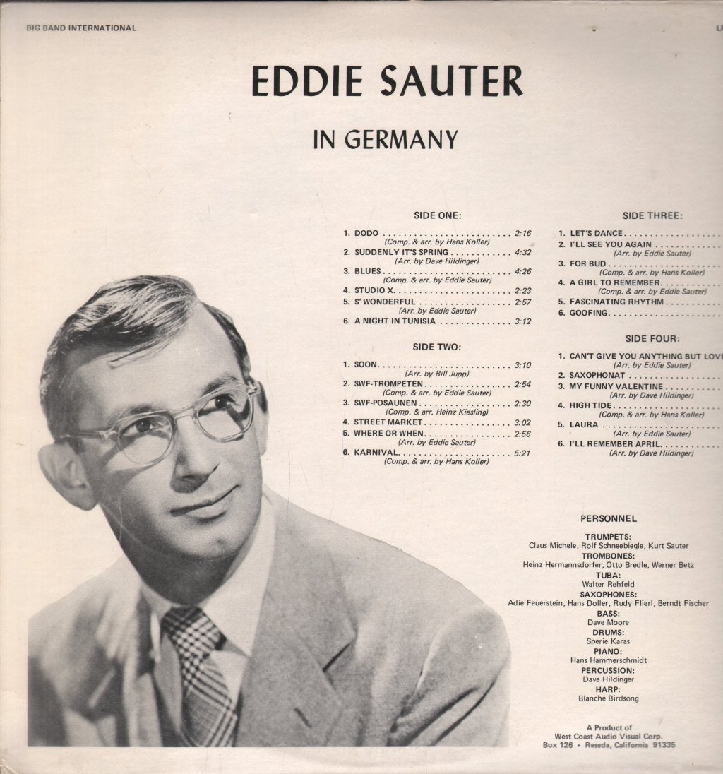 Eddie Sauter - In Germany - Double Lp