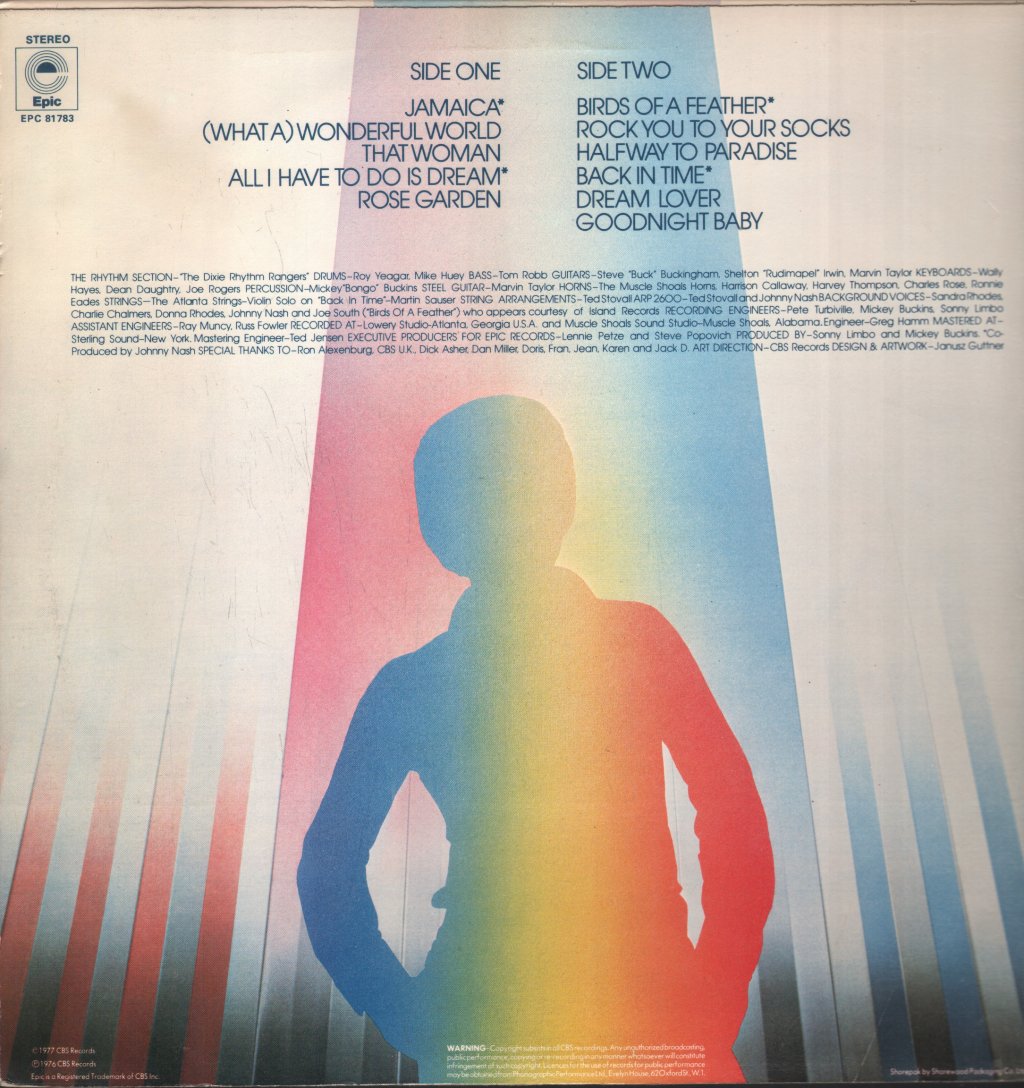 Johnny Nash - What A Wonderful World - Lp