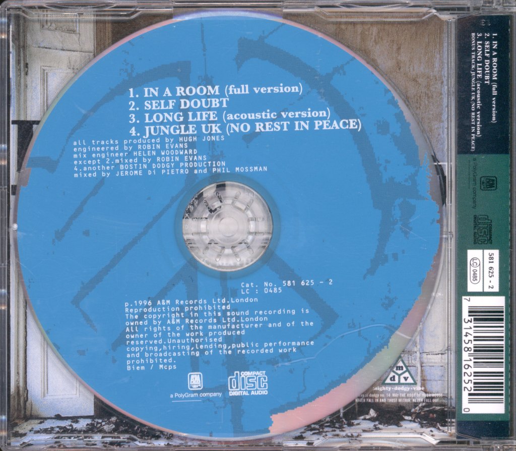 Dodgy - In A Room - Cd
