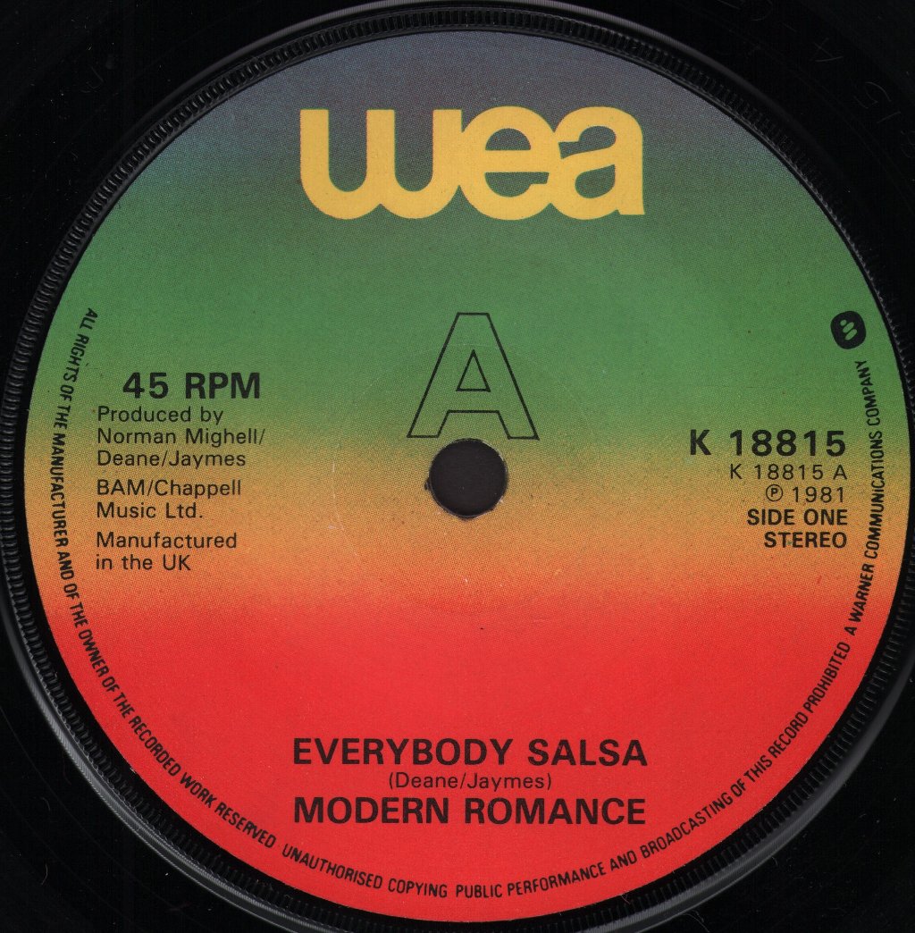 Modern Romance - Everybody Salsa - 7 Inch