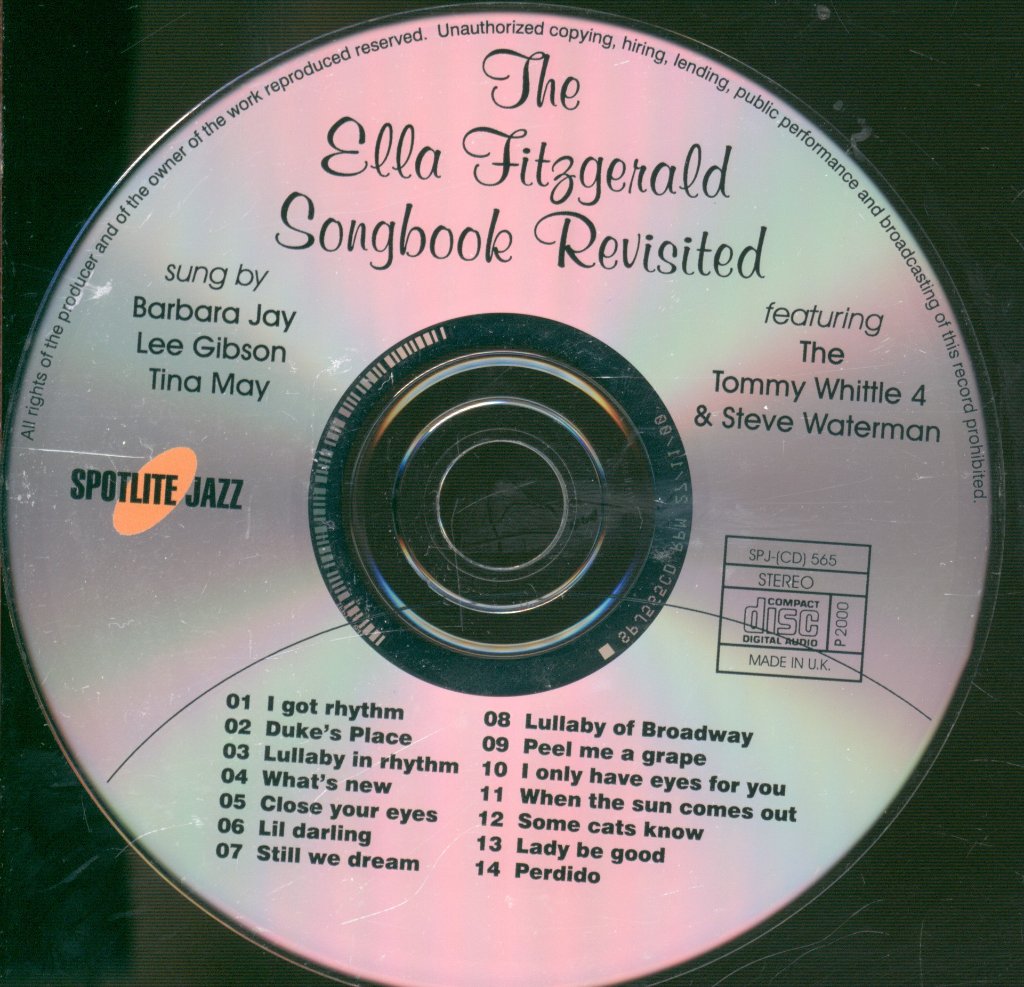 Barbara Jay, Lee Gibson, Tina May - Ella Fitzgerald Songbook Revisted - Cd