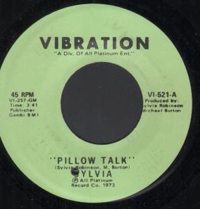 Sylvia (70'S Artist) - Pillow Talk - 7 Inch