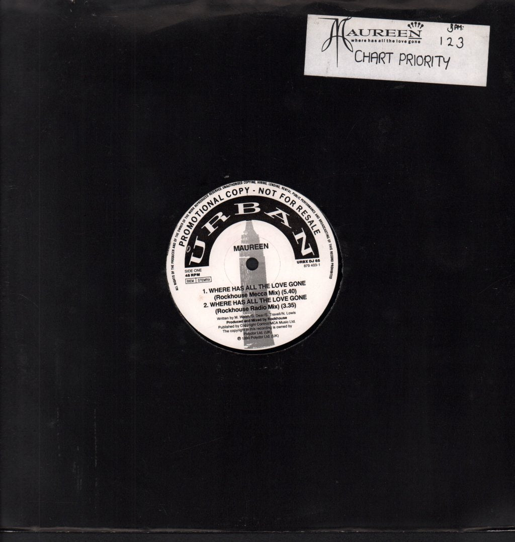 Maureen Walsh - Where Has All The Love Gone - 12 Inch