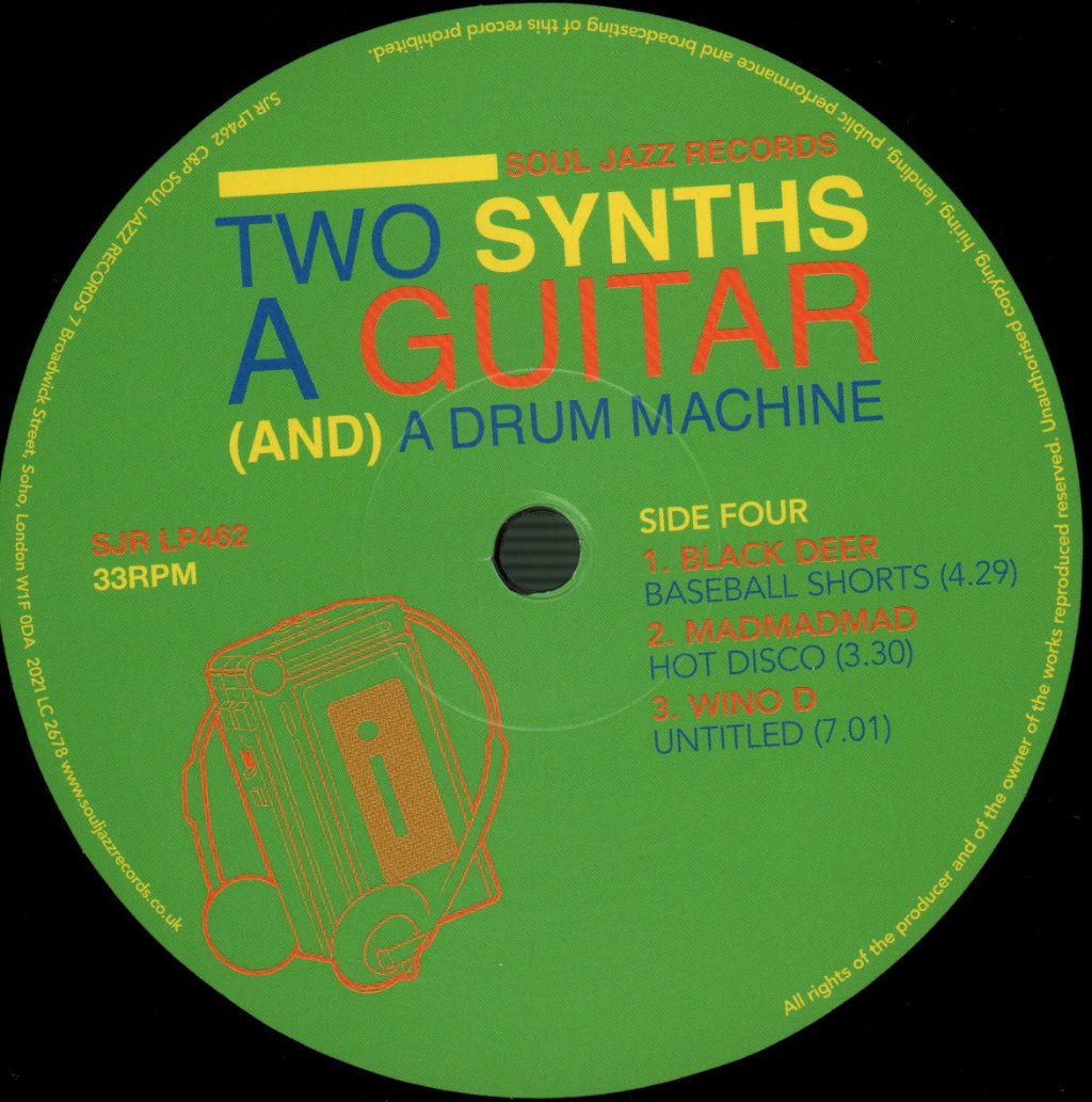 Various Artists - Two Synths A Guitar (And) A Drum Machine  - Post Punk Dance 1 - Double Lp