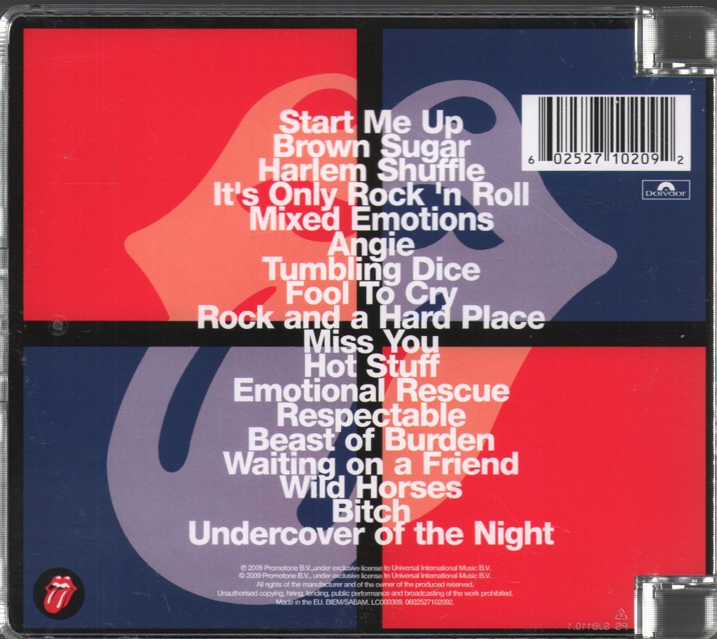 Rolling Stones - Jump Back (The Best Of The Rolling Stones '71-'93) - Cd
