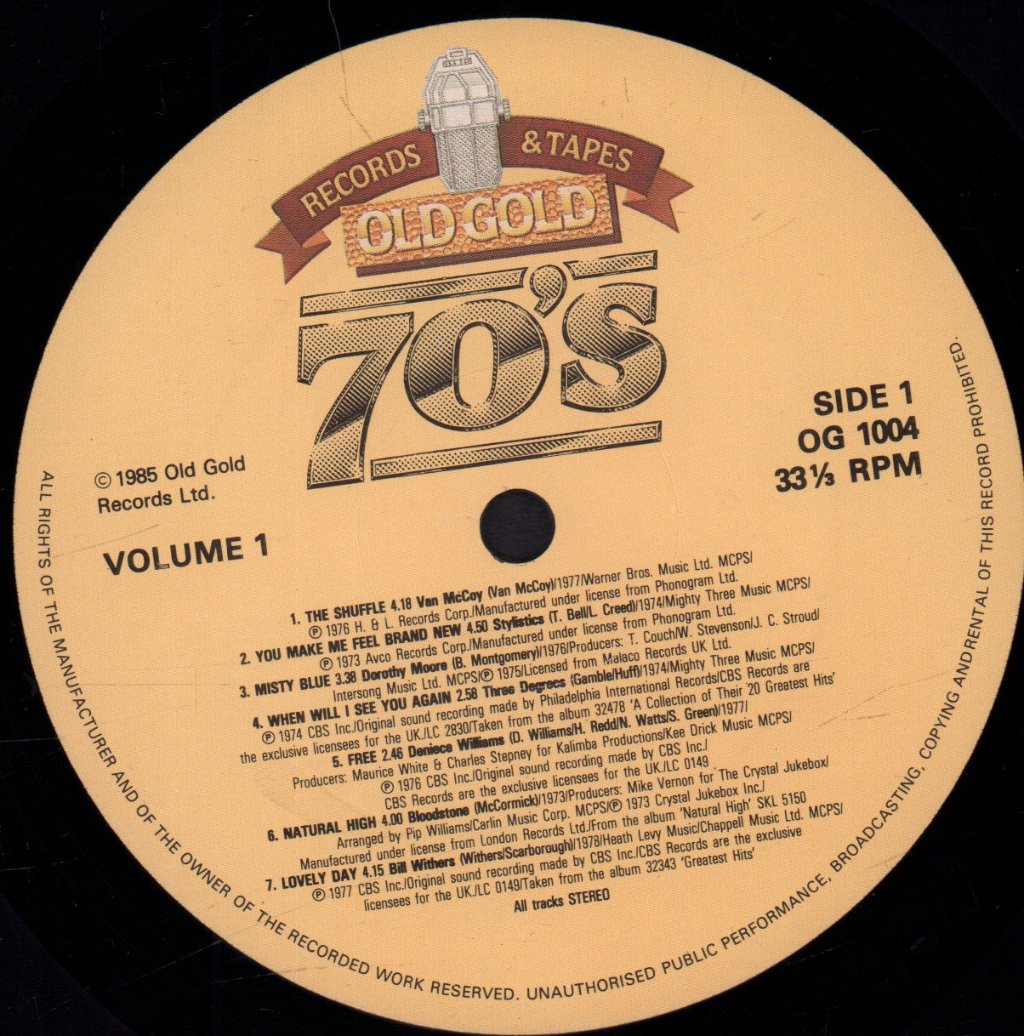 Various Artists - 70'S Volume 1 - Lp