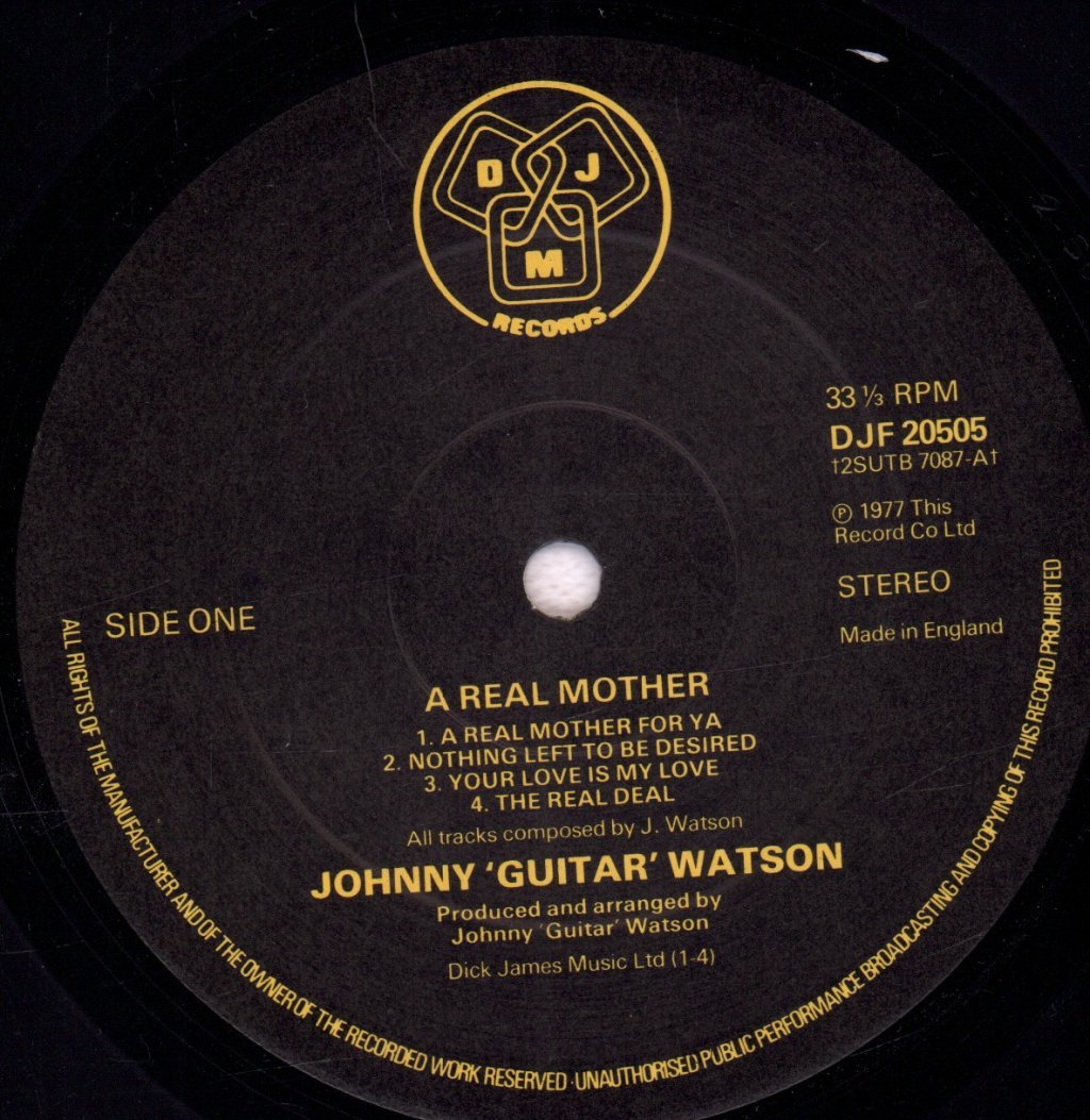 Johnny Guitar Watson - A Real Mother - Lp