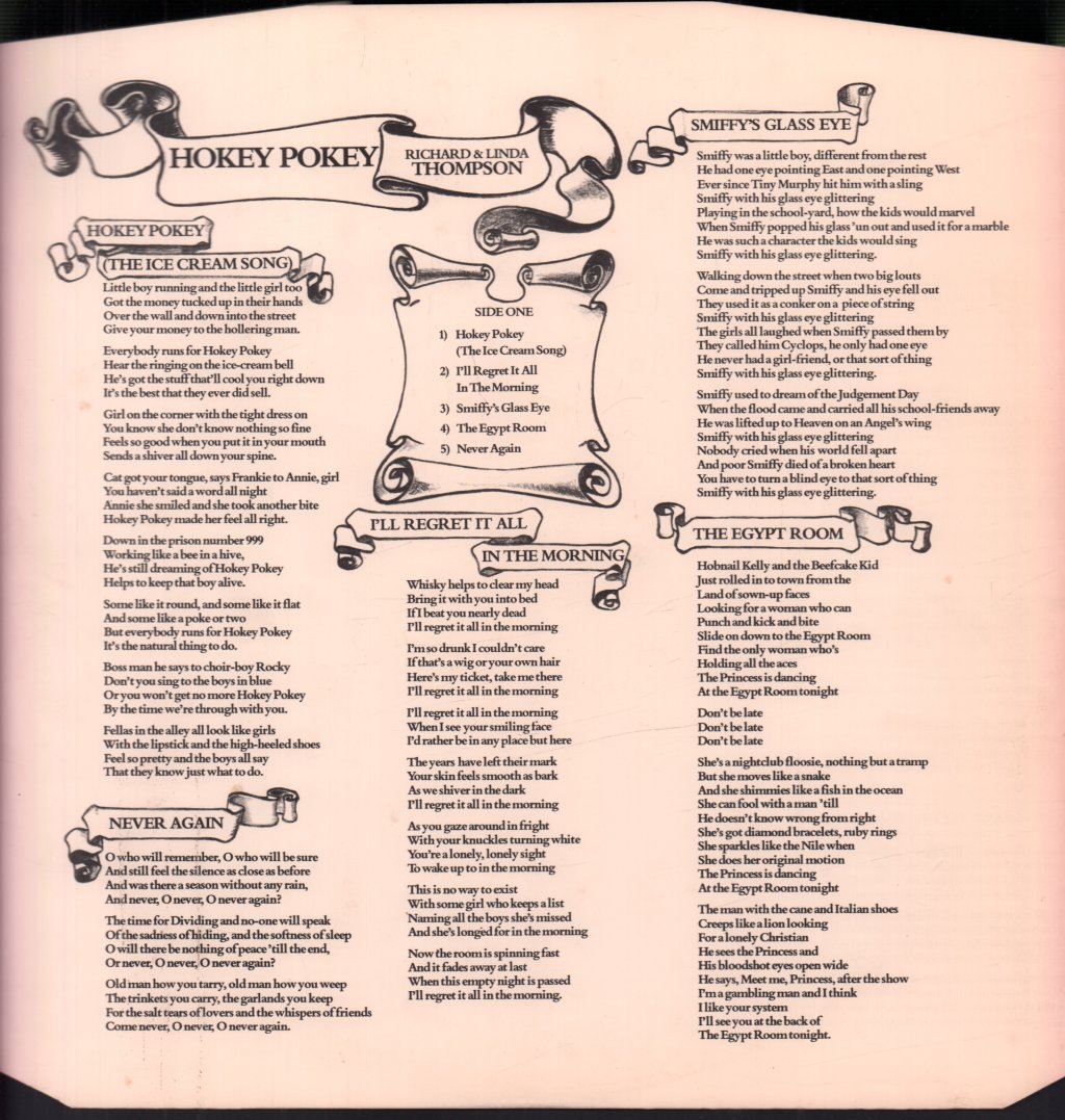 Richard And Linda Thompson - Hokey Pokey - Lp