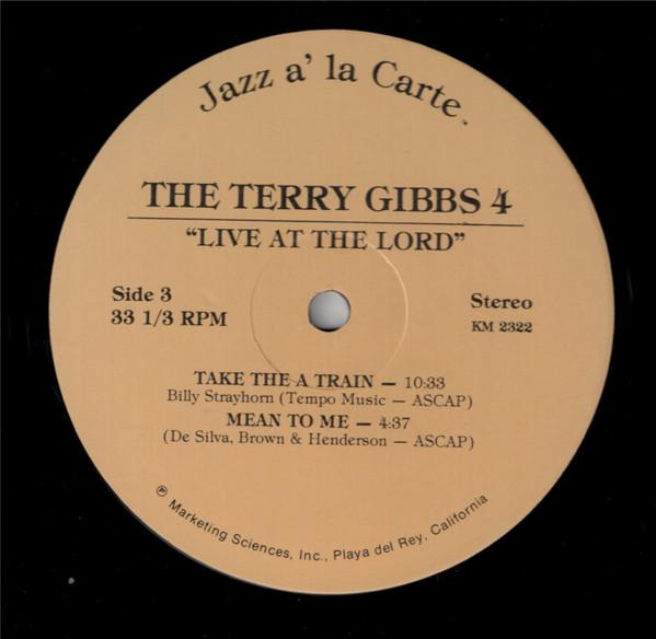 Terry Gibbs Quartet - Live At The Lord - Vol. 1 - Double Lp