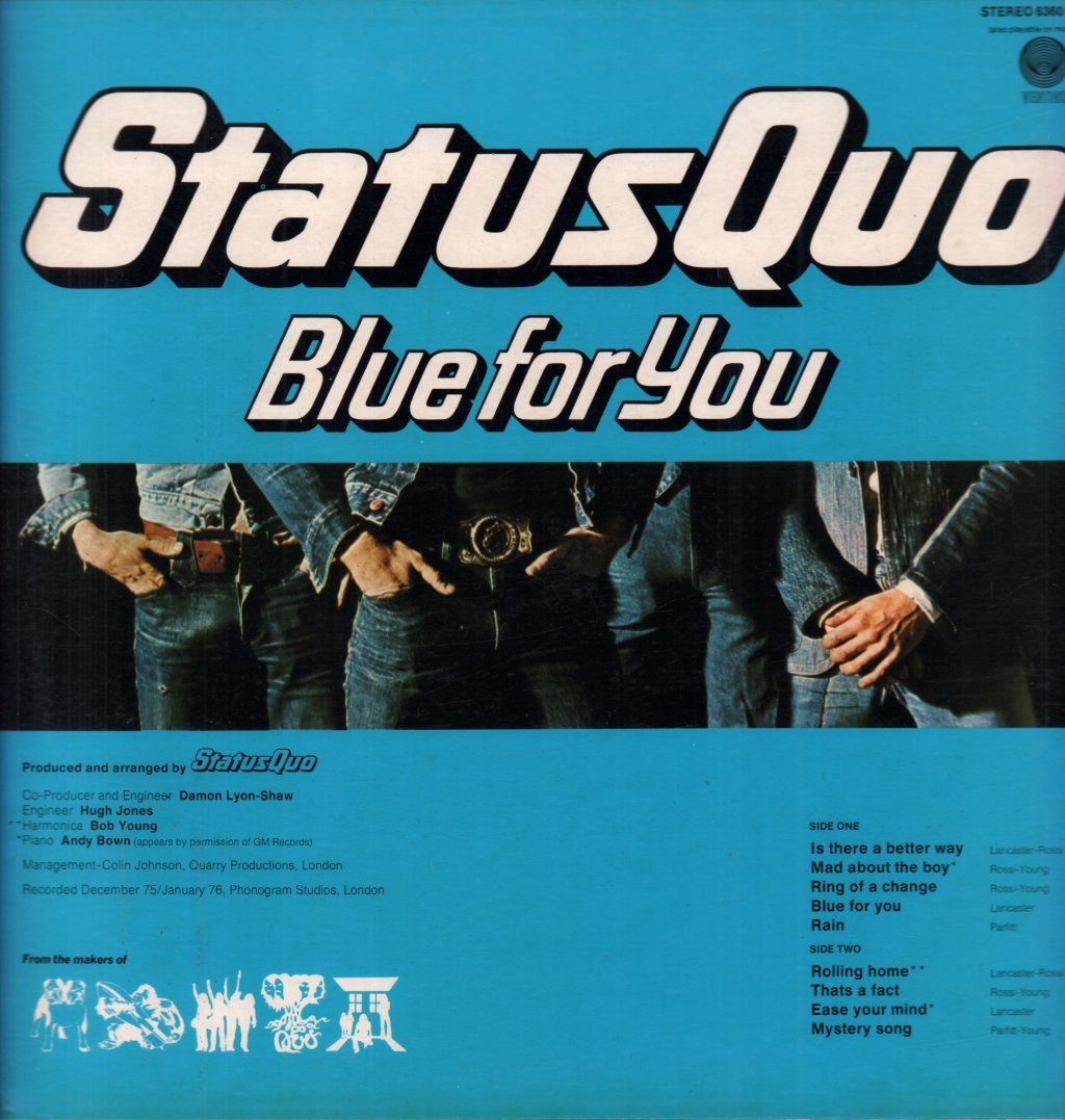 Status Quo - Blue For You - Lp
