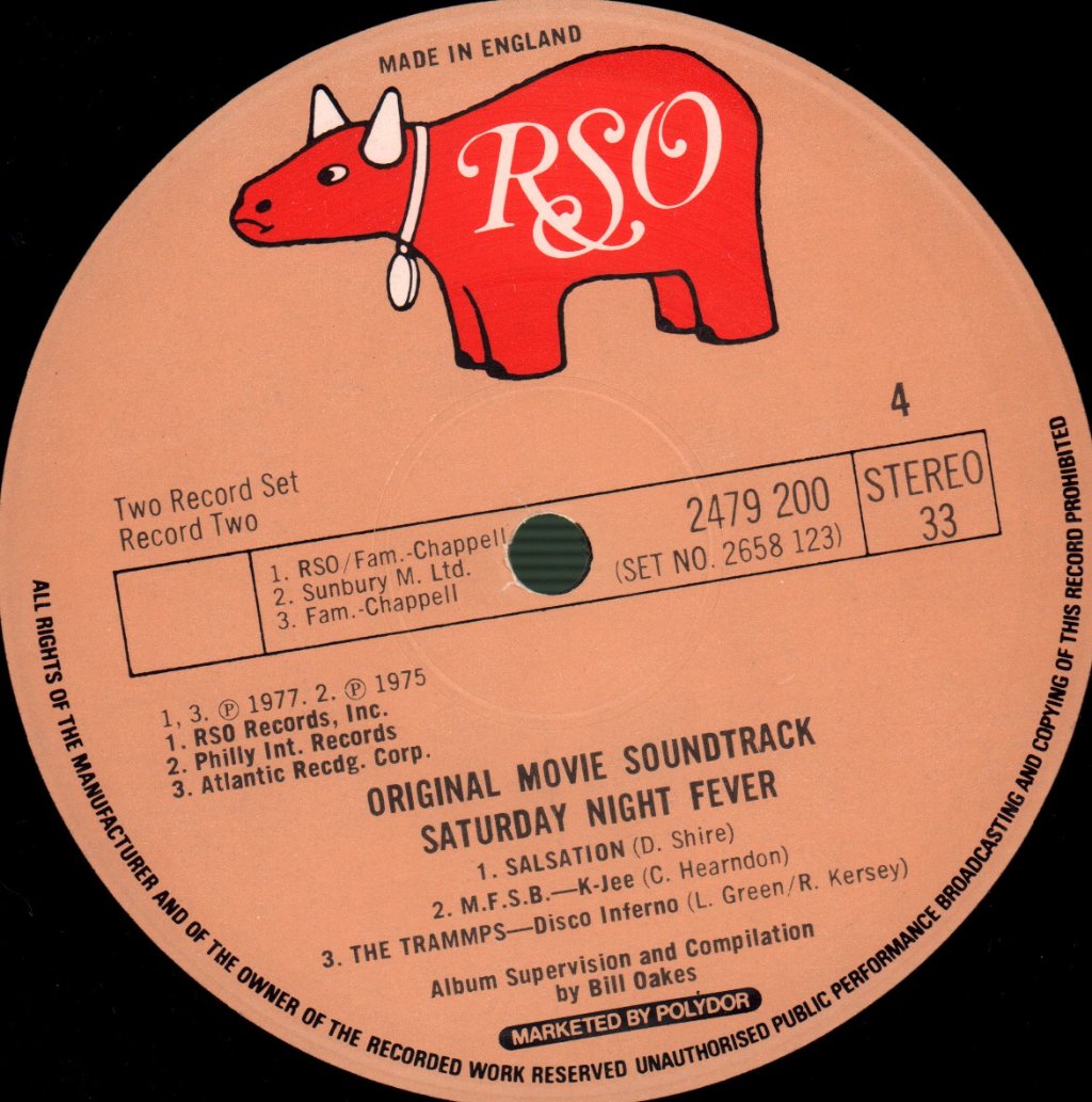 Various Artists - Saturday Night Fever (Original Movie Soundtrack) - Double Lp