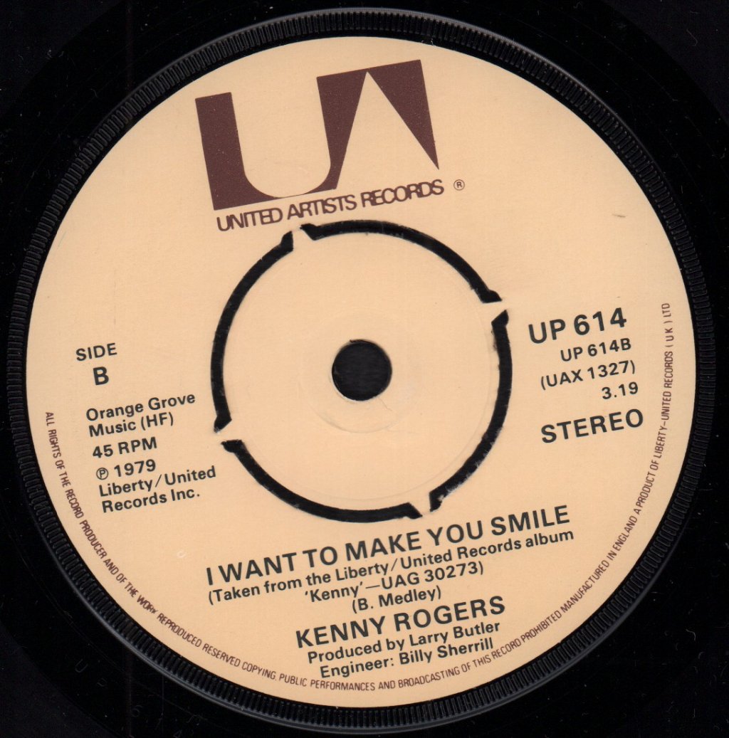 Kenny Rogers - Coward Of The County - 7 Inch