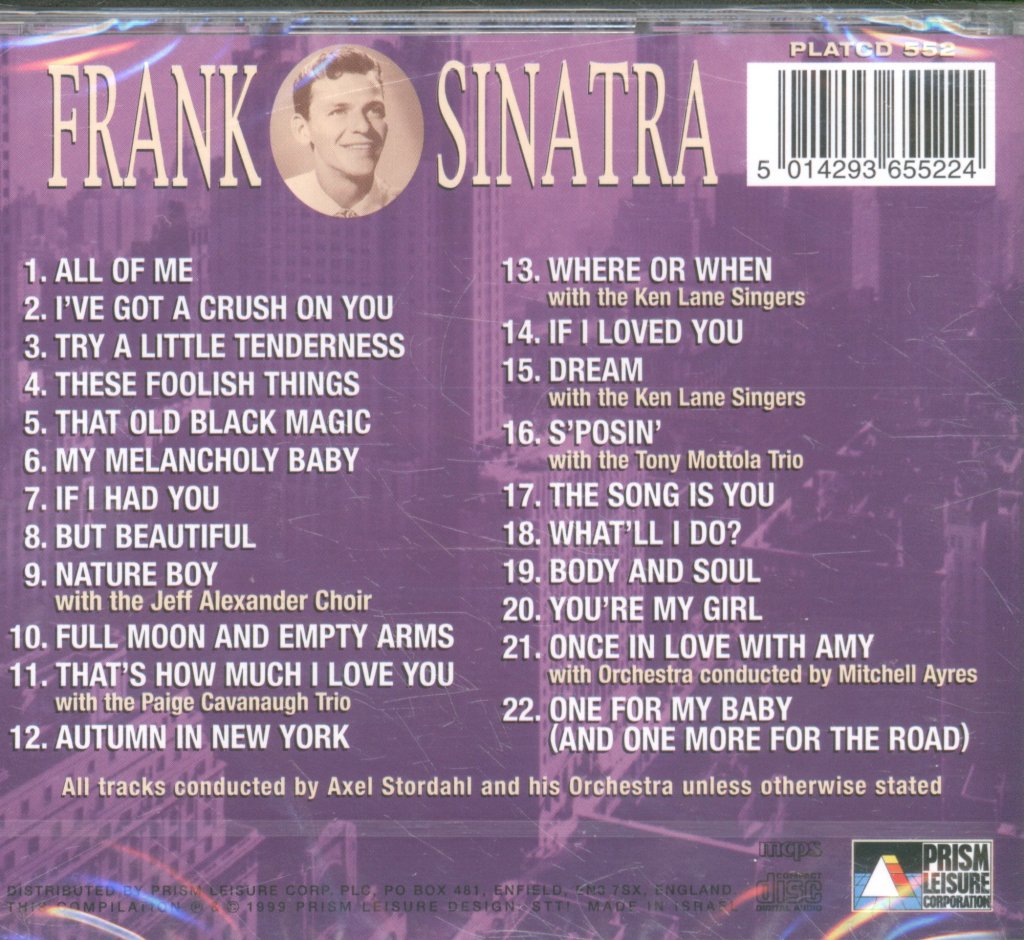 Frank Sinatra - All Of Me - Cd