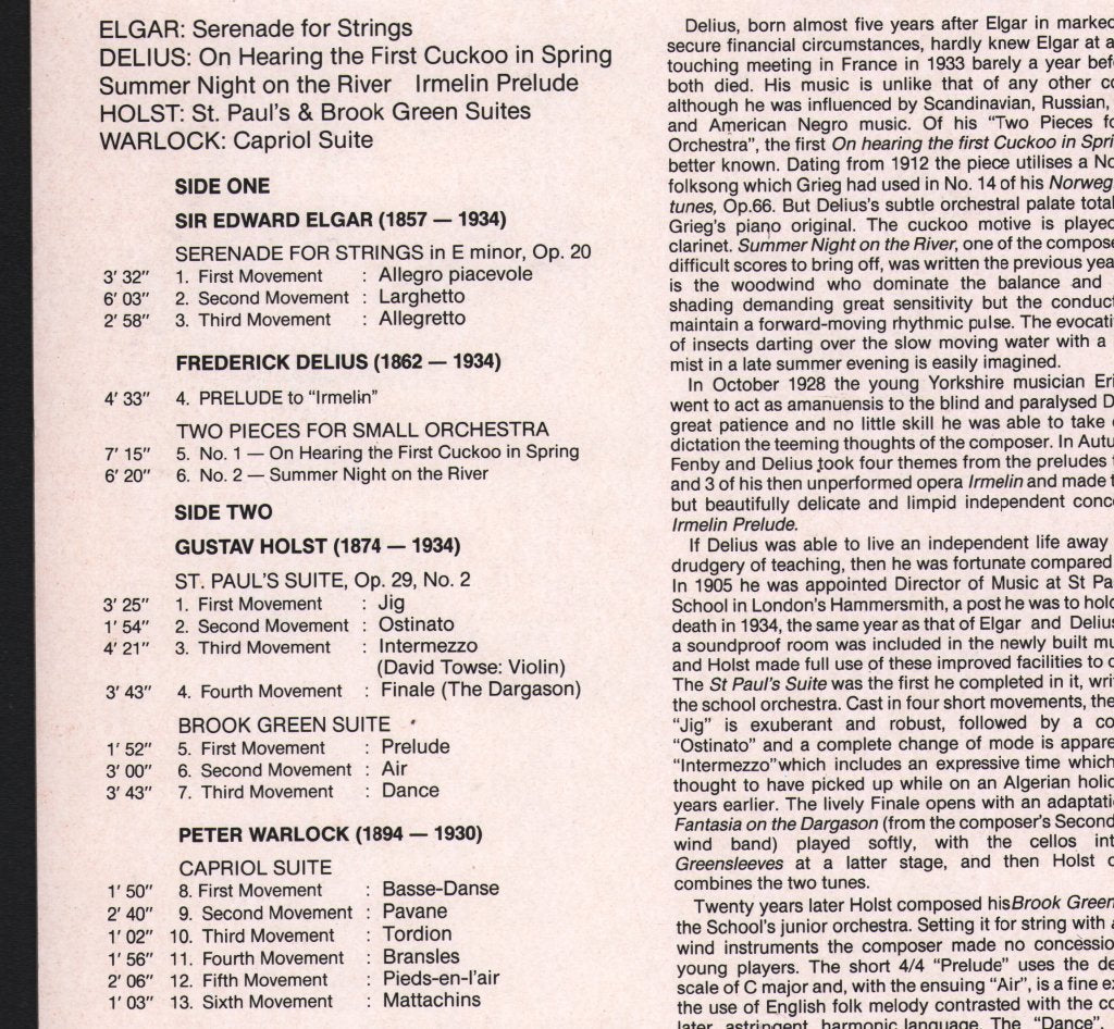 Royal Philharmonic Orchestra / Alan Barlow - This England - Lp