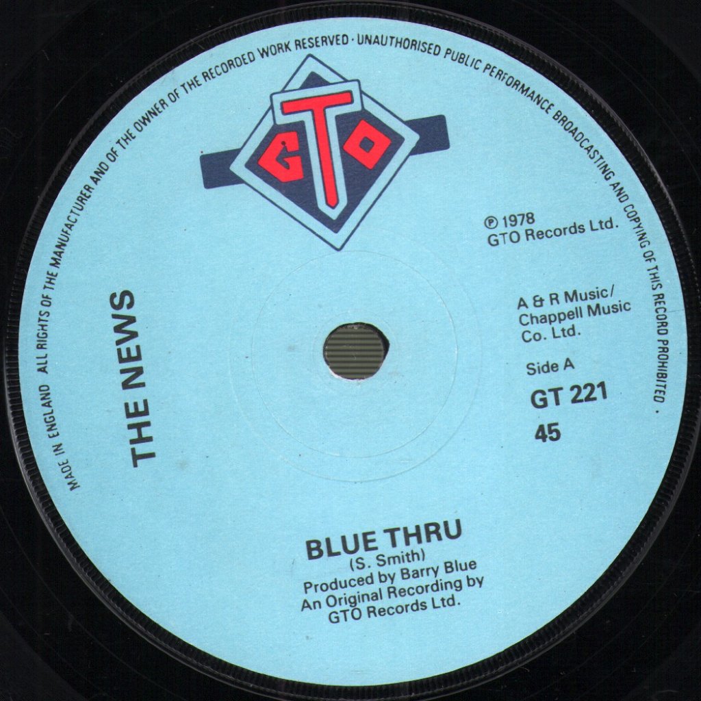 News (70'S Group) - Blue Thru - 7 Inch