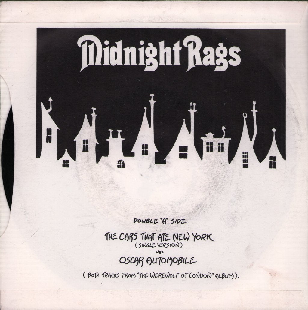 Midnight Rags - Cars That Ate New York (Single Version)  / Oscar Automobile - 7 Inch