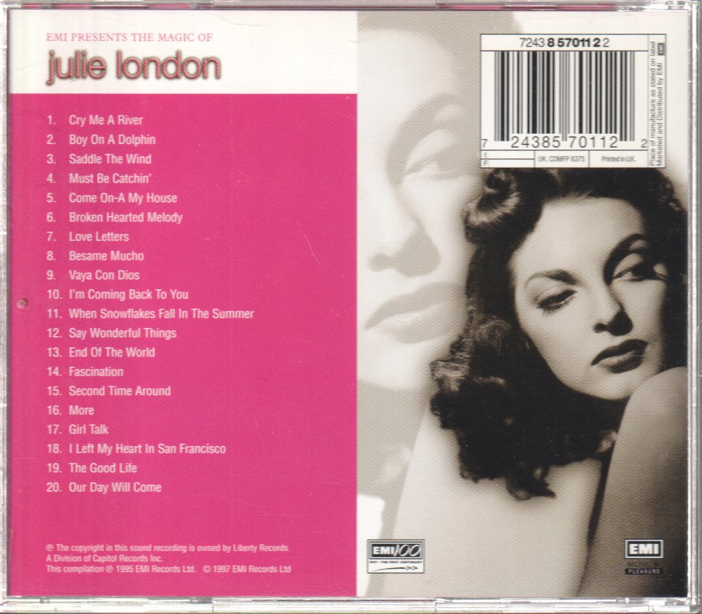 Julie London - EMI Presents The Magic Of Julie London - Cd