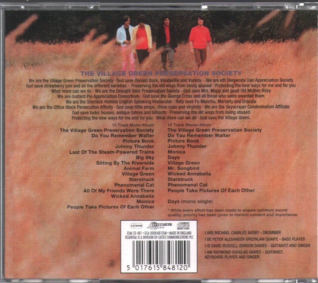Kinks - Kinks Are The Village Green Preservation Society - Cd
