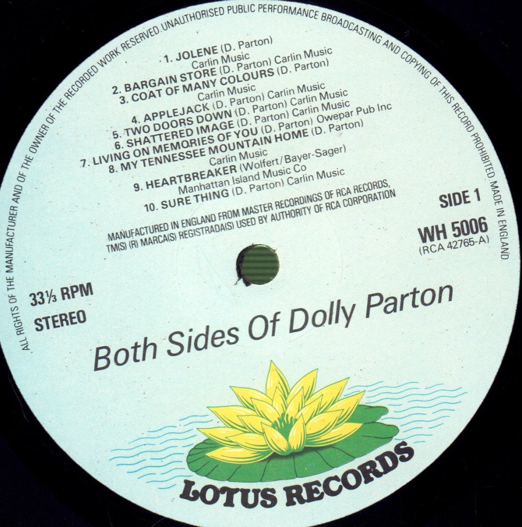 Dolly Parton - Both Sides Of - Lp