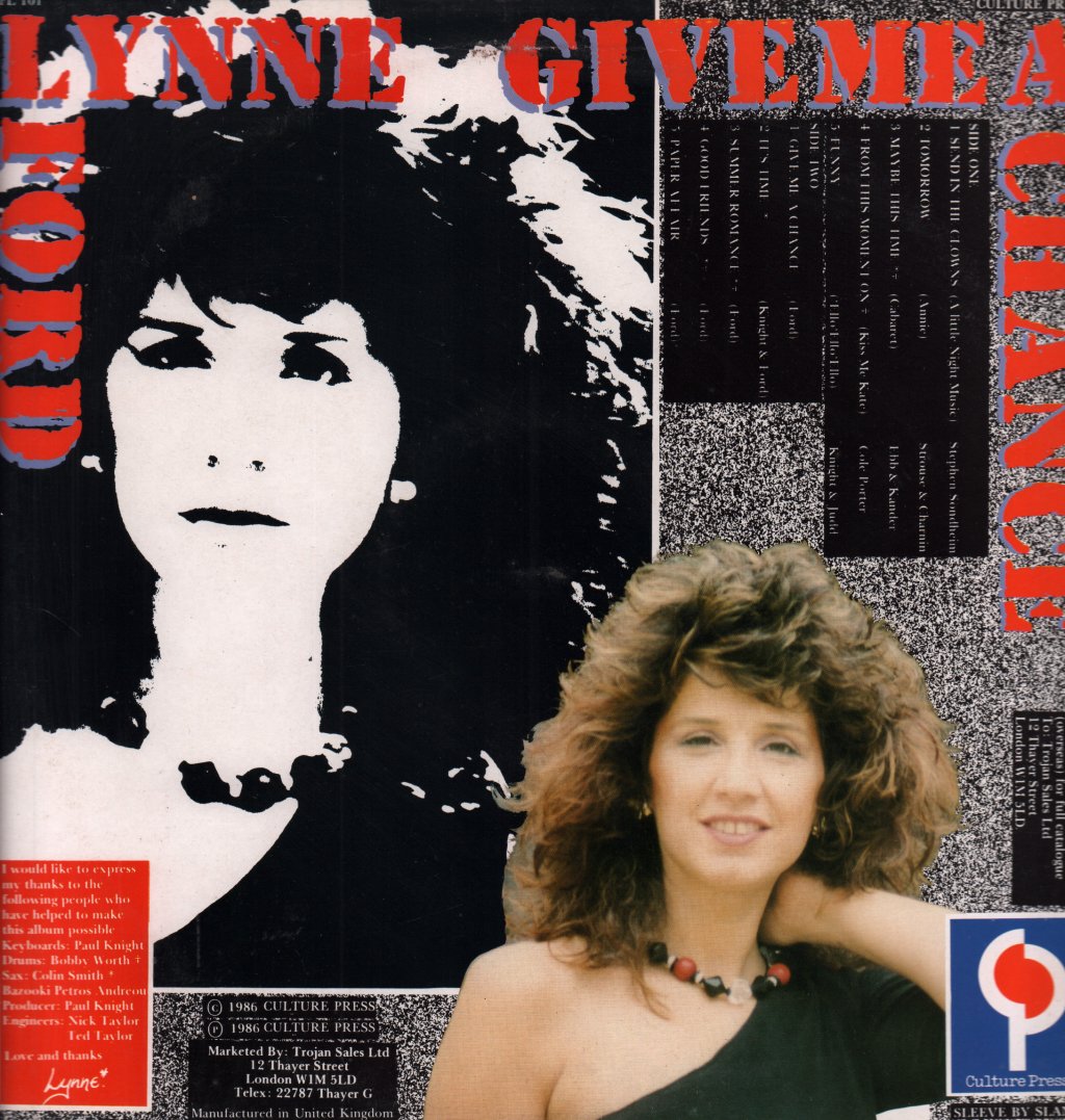 Lynne Ford - Give Me A Chance - Lp