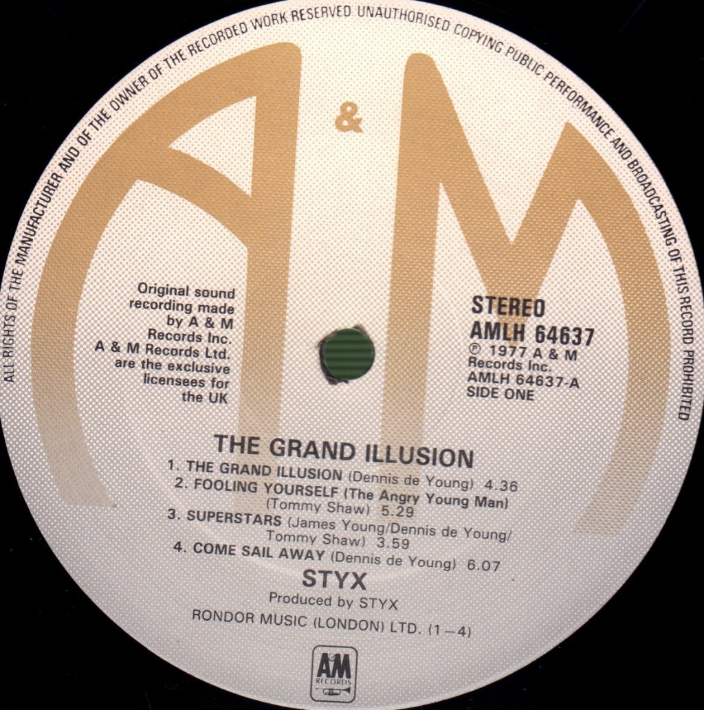 Styx - Grand Illusion - Lp
