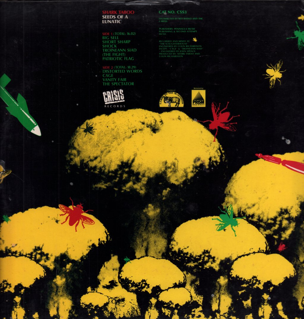 Shark Taboo - Seeds Of A Lunatic - Lp