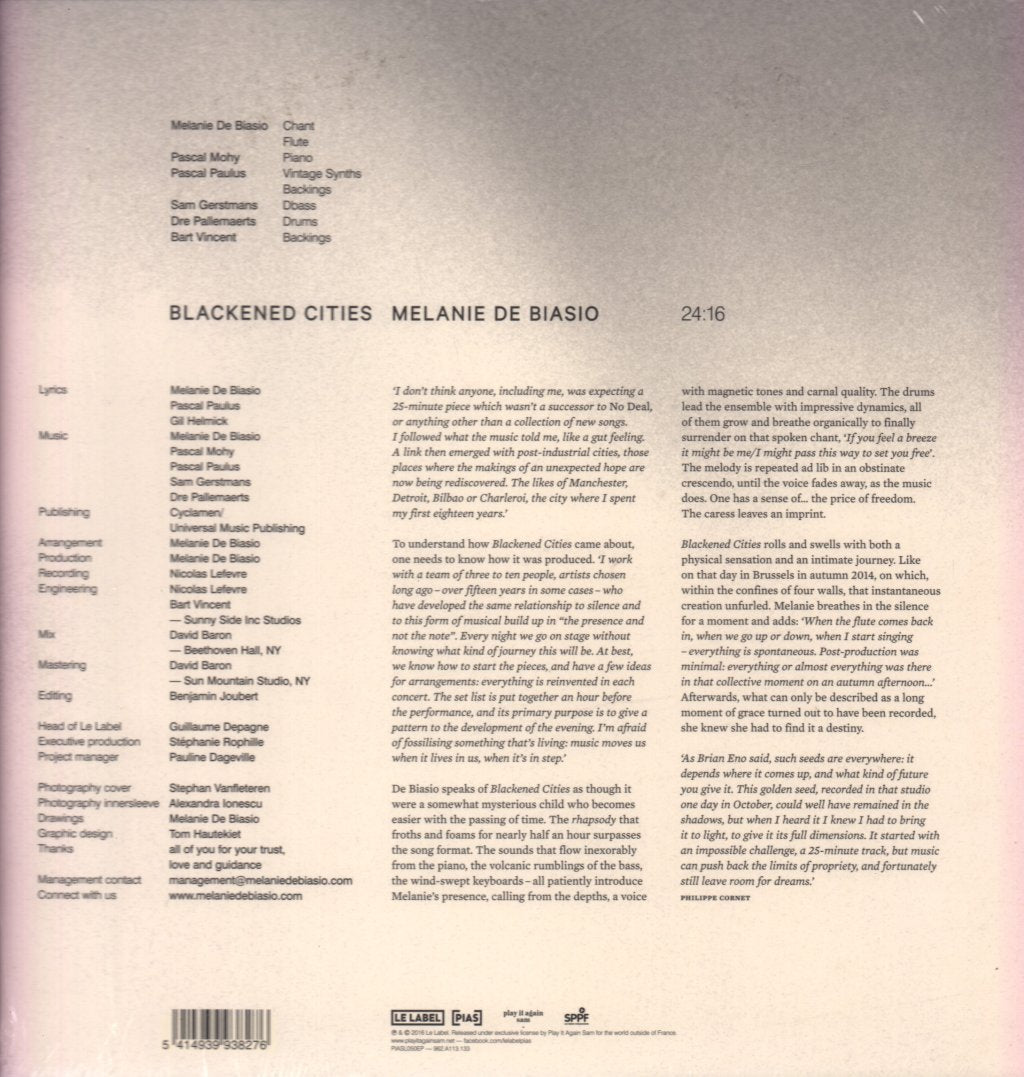 Melanie De Biasio - Blackened Cities - Lp