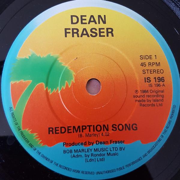 Dean Fraser - Redemption Song - 7 Inch