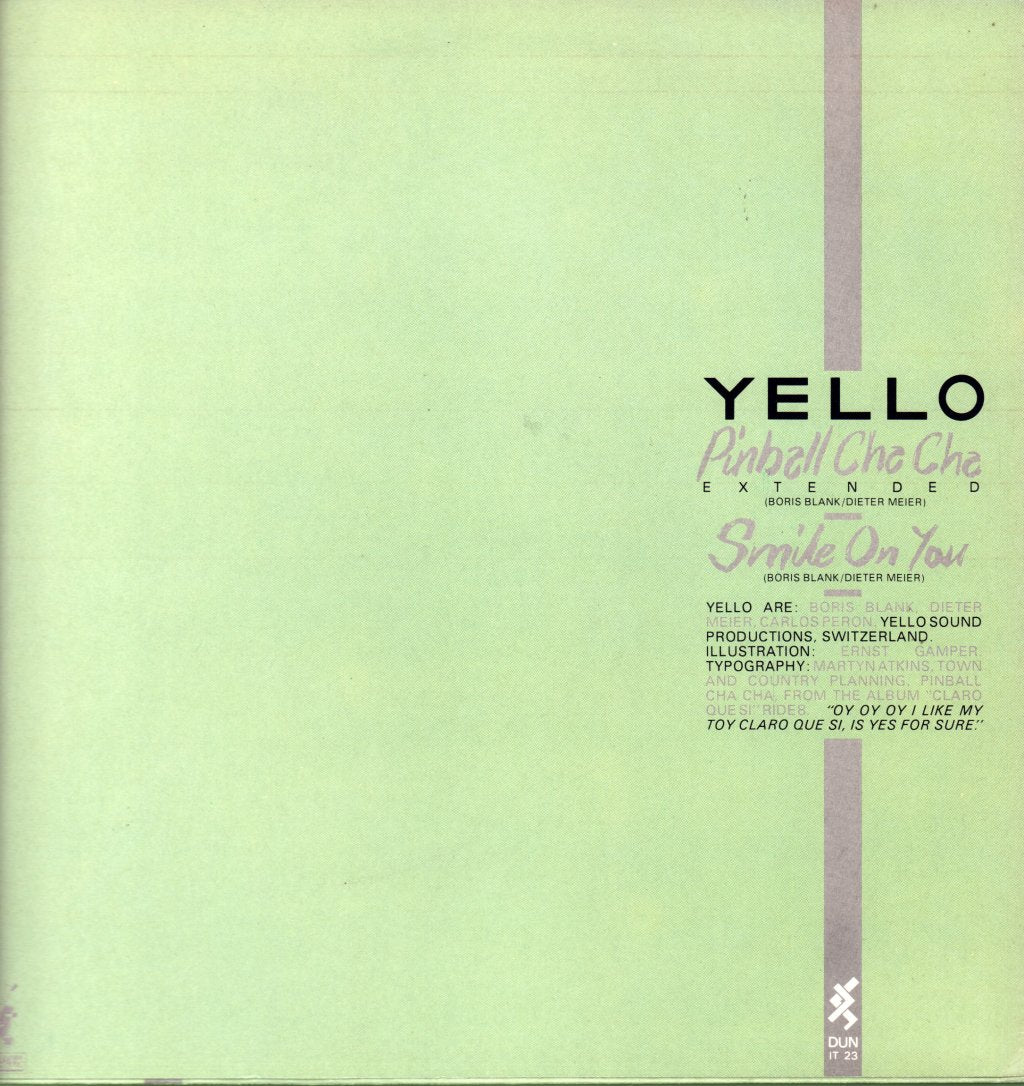 Yello - Pinball Cha Cha - 12 Inch