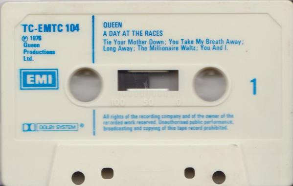 Queen - A Day At The Races - Cassette