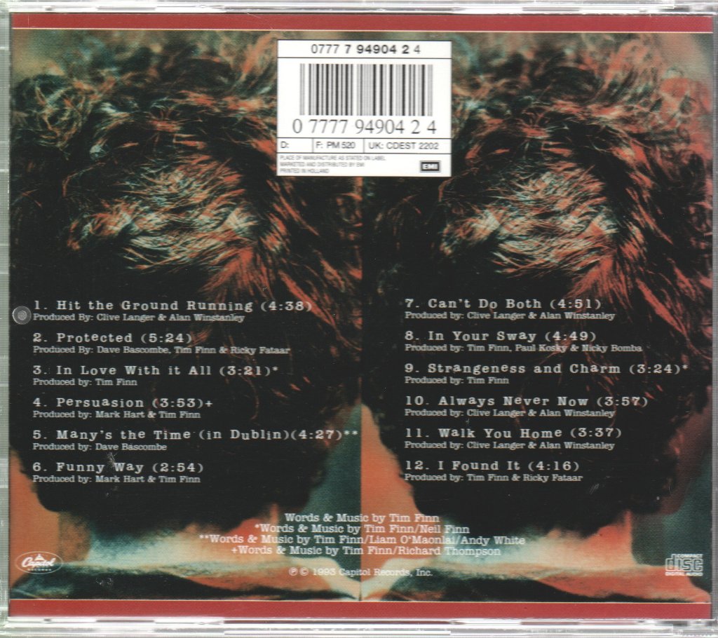 Tim Finn - Before & After - Cd