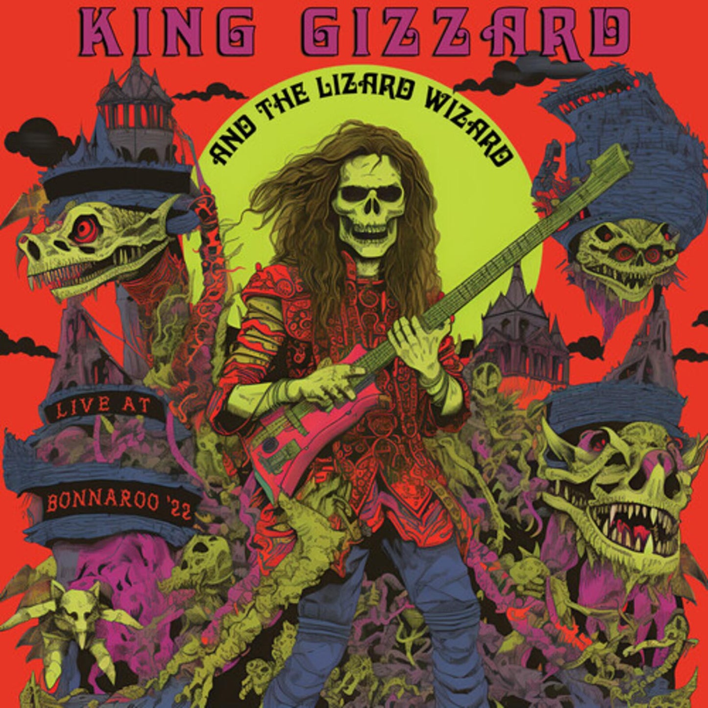 King Gizzard And The Lizard Wizard - Live At Bonnaroo 22 (Red & Yellow Vinyl) - Double Lp