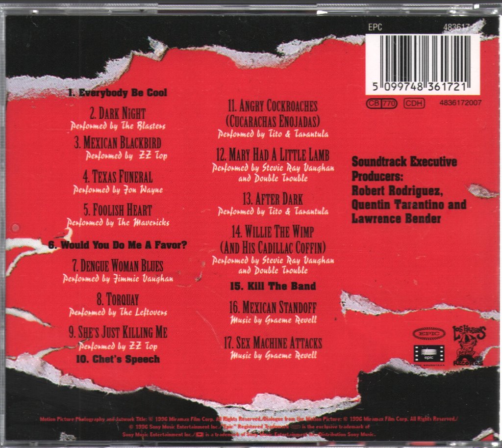 From Dusk Till Dawn - Music From The Motion Picture - Cd