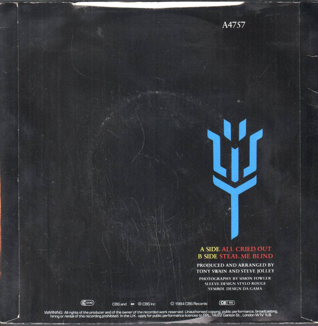 Alison Moyet - All Cried Out - 7 Inch