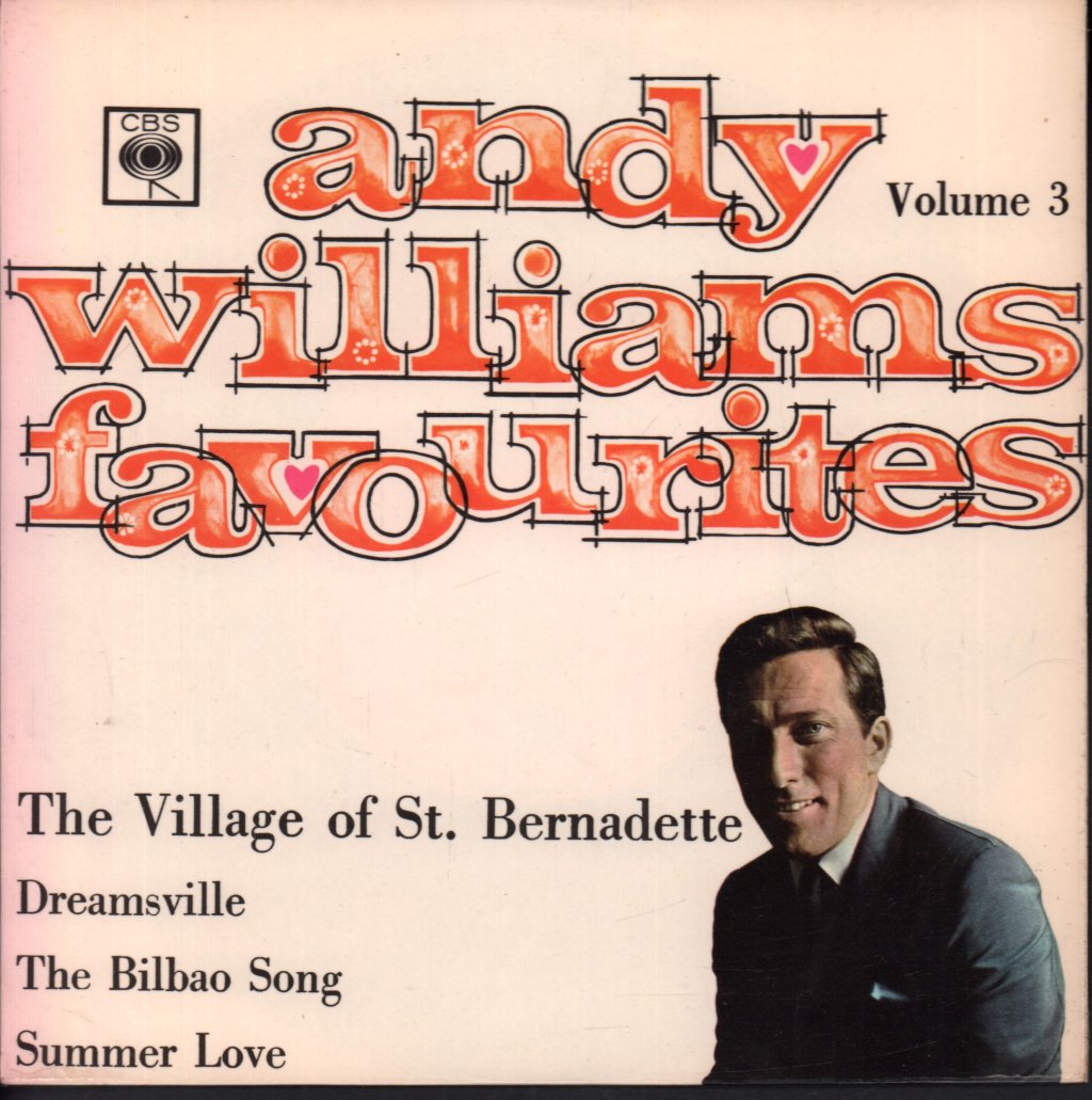 Andy Williams - Favourites Vol 3 - 7 Inch