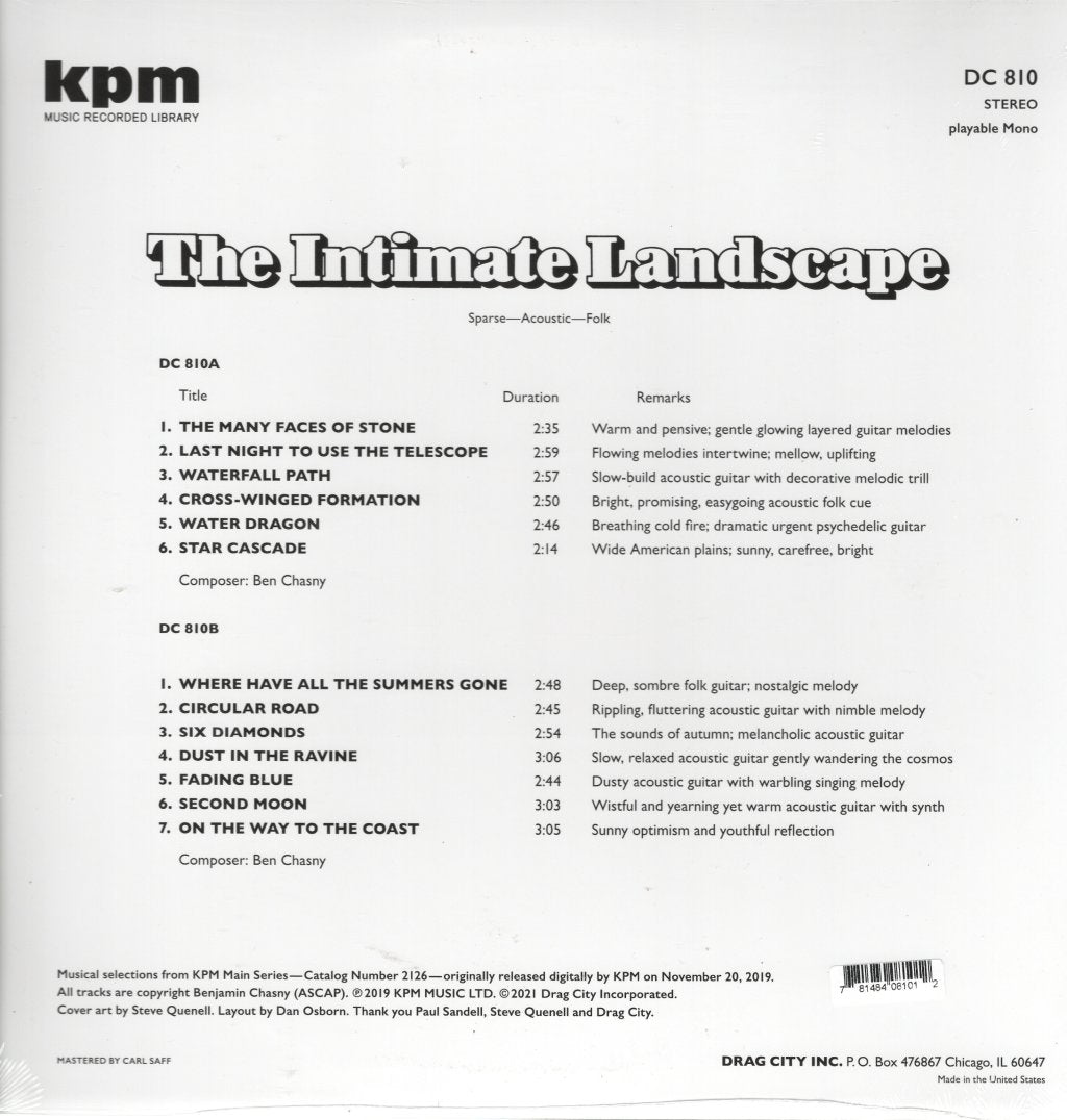 Ben Chasny - Intimate Landscape - Lp