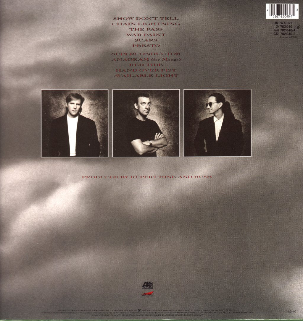 Rush - Presto - Lp