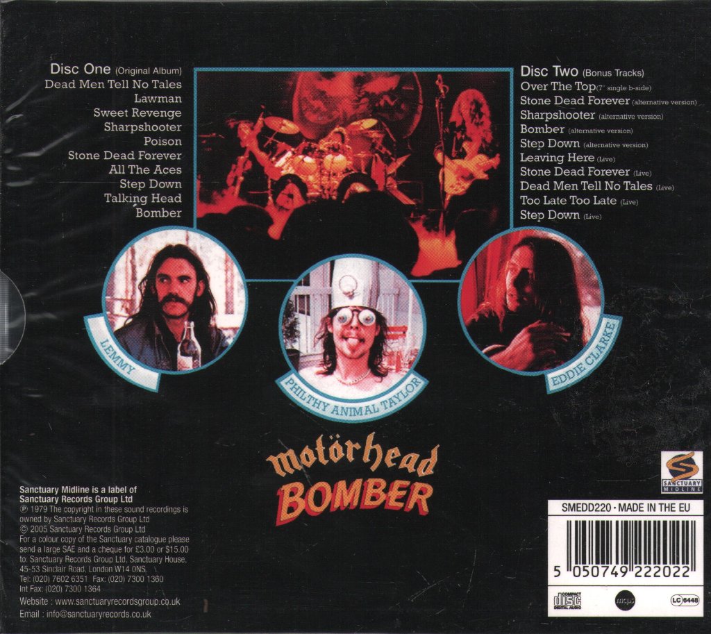 Motorhead - Bomber - Cd