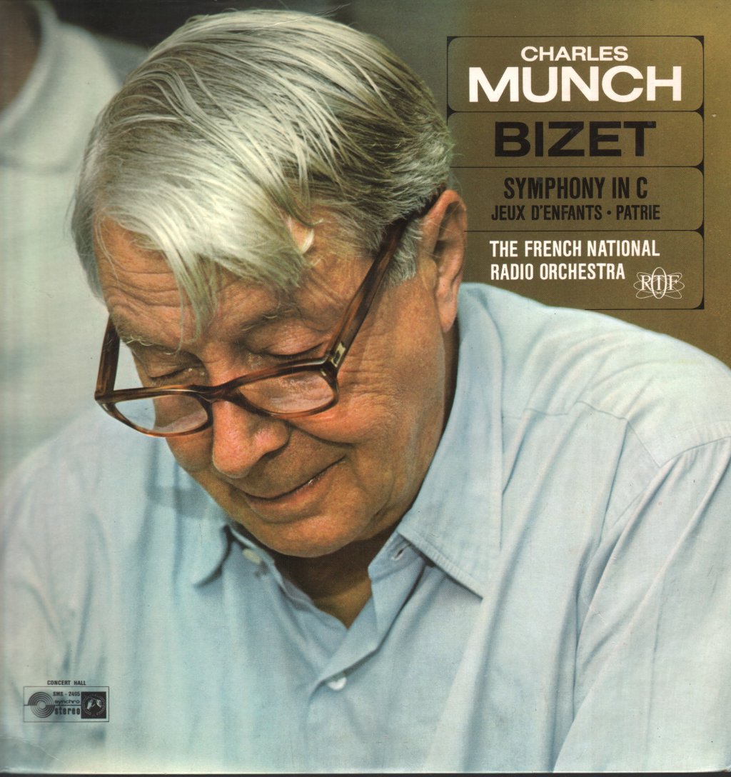 Charles Munch / French National Radio Orchestra - Bizet - Symphony In C - Lp