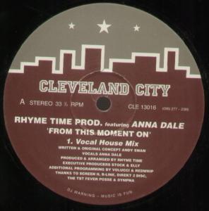 Rhyme Time Prod Featuring Anna Dale - From This Moment On - 12 Inch