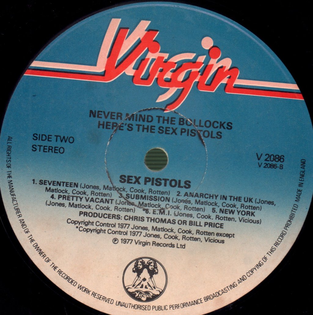 Sex Pistols - Never Mind The Bollocks - Lp