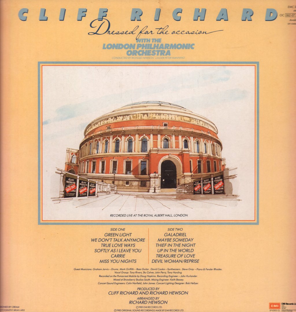 Cliff Richard - Dressed For The Occasion - Lp