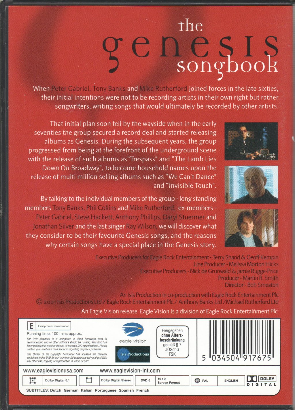 Genesis - Genesis Songbook - Dvd