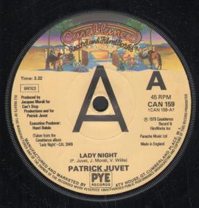 Patrick Juvet - Lady Night - 7 Inch