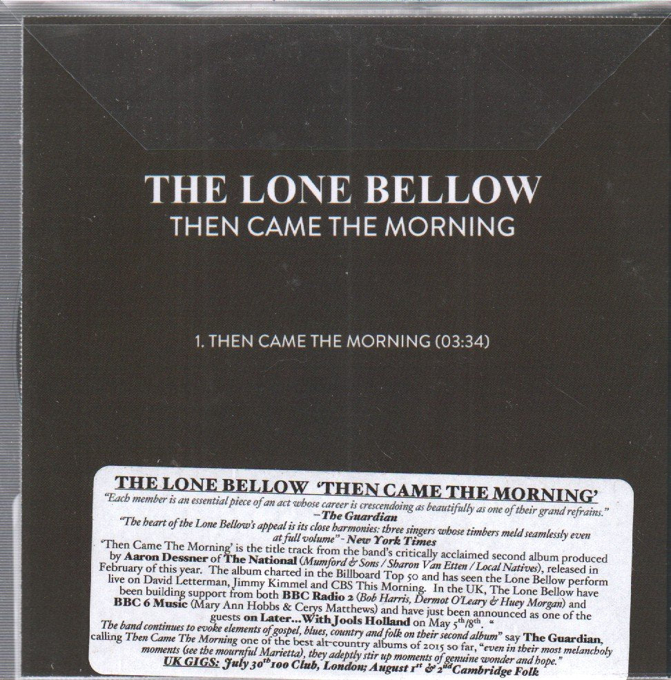 Lone Bellow - Then Came The Morning - Cdr