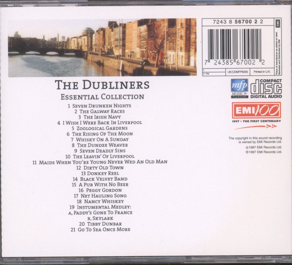 Dubliners - Essential Collection - Cd