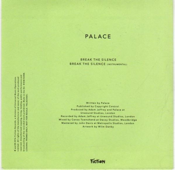 Palace (Rock Band) - Break The Silence - Cd