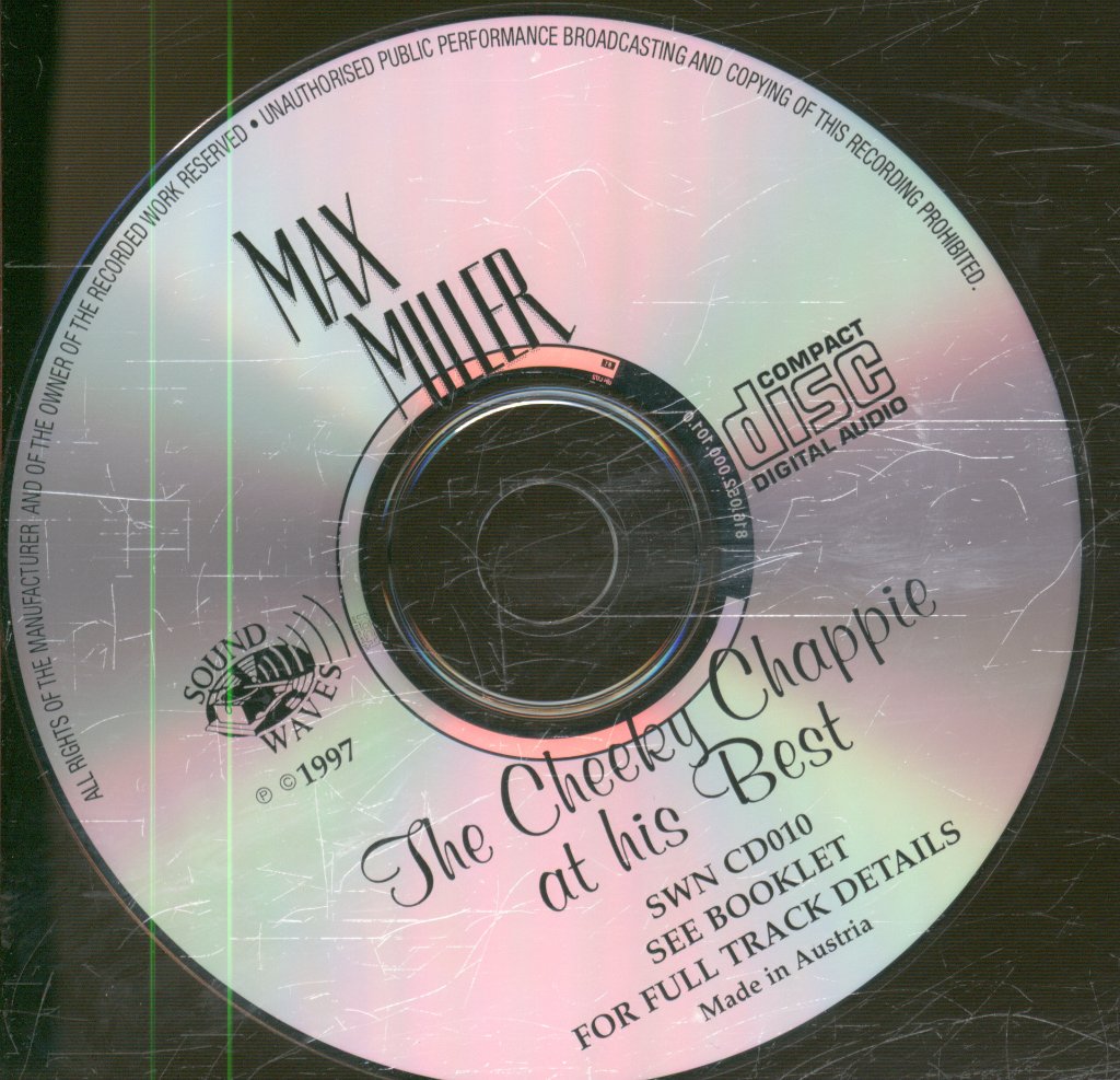 Max Miller - Cheeky Chappie At His Best - Cd