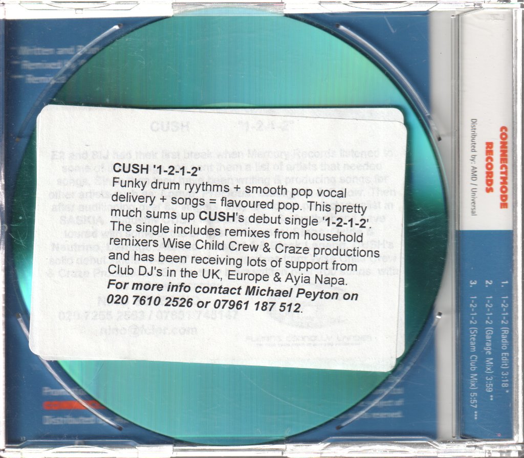 Cush - 1 2 1 2 - Cdr
