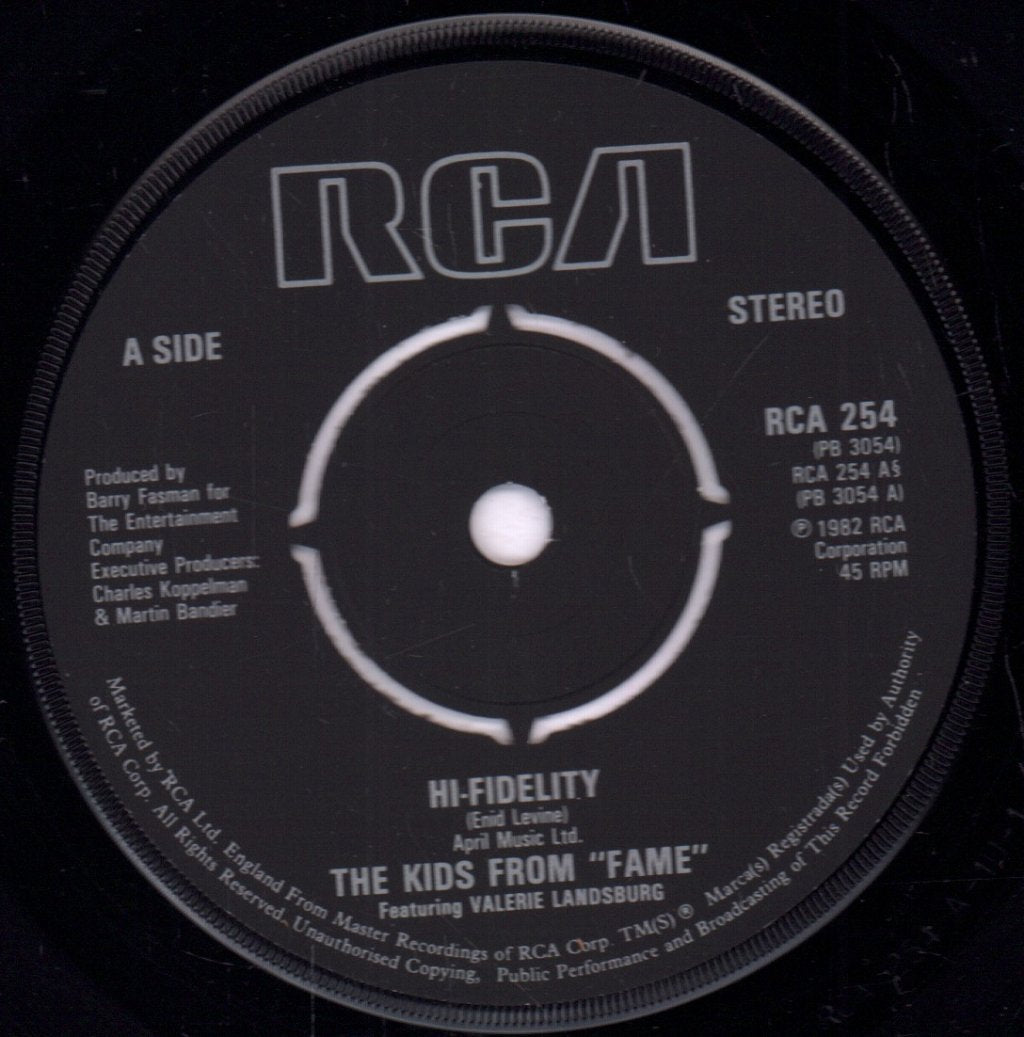 Kids From Fame - High Fidelity - 7 Inch